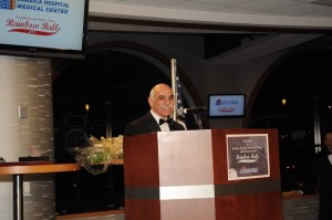 bruce podium shot rainbow ball