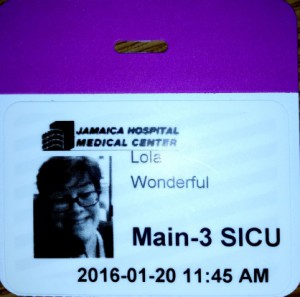 purple visitor  badge