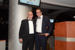 Jamaica Hospital President and CEO Bruce J. Flanz and Chief of Orthopedic Surgery Nader Paksima MD